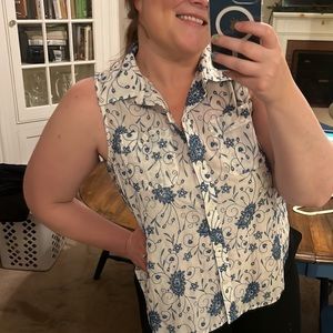 NWT Chaps summer blouse